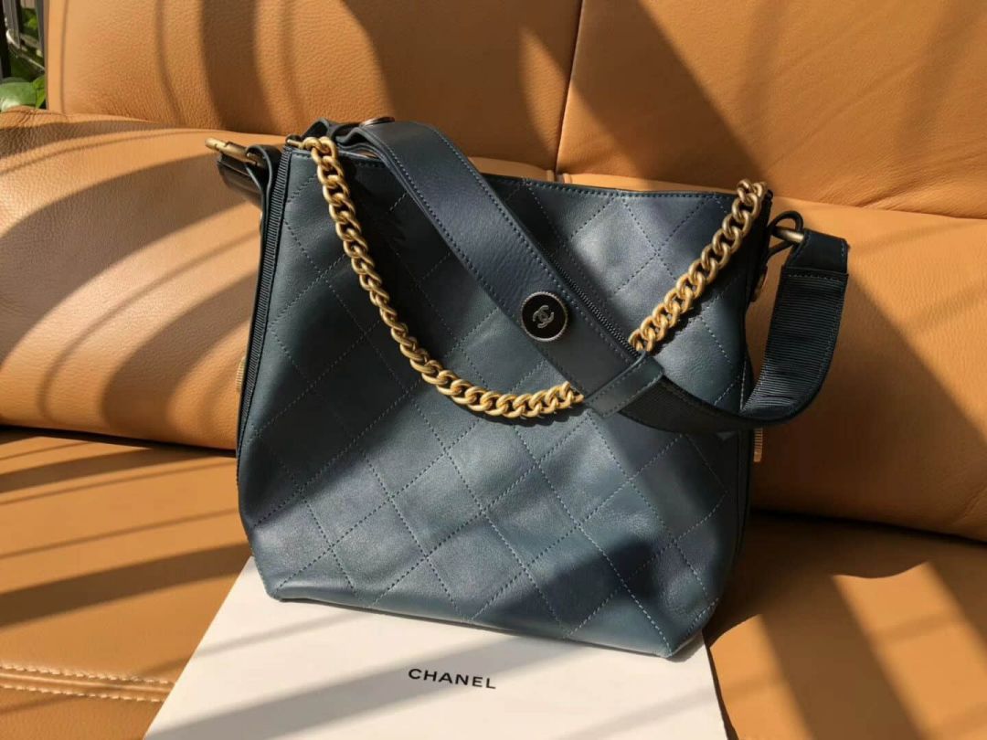 CC 2019FW Blue Bucket Bags Women Bags