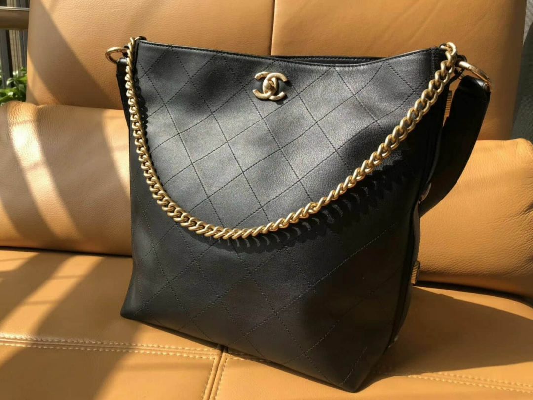 CC 2019FW Large Classic Black Bucket Bags Women Bags