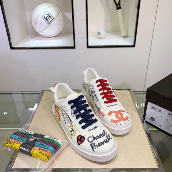 CC x Pharrell Collaboration 2019 Pharrell Williams Sneakers Unisex Shoes