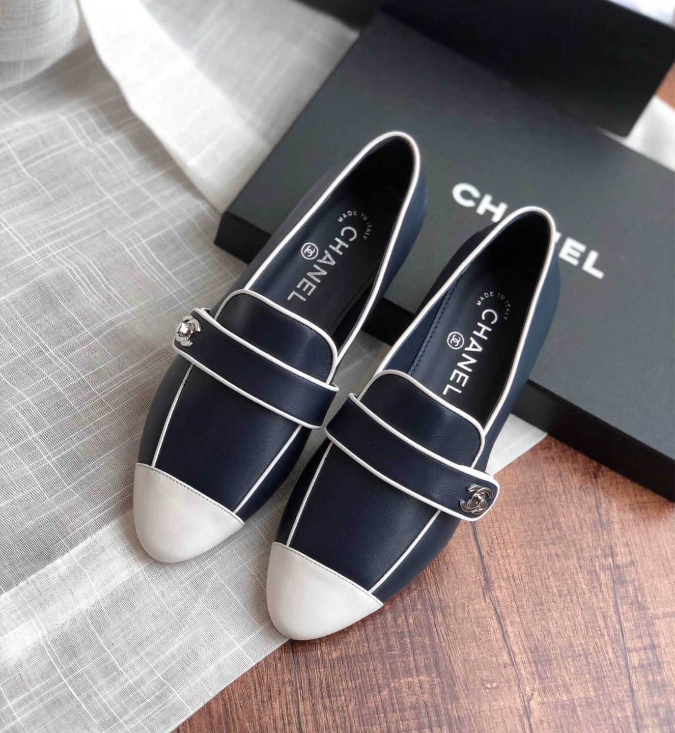 CC 2019Z Soft Leather Soft Leather Loafers Women Shoes