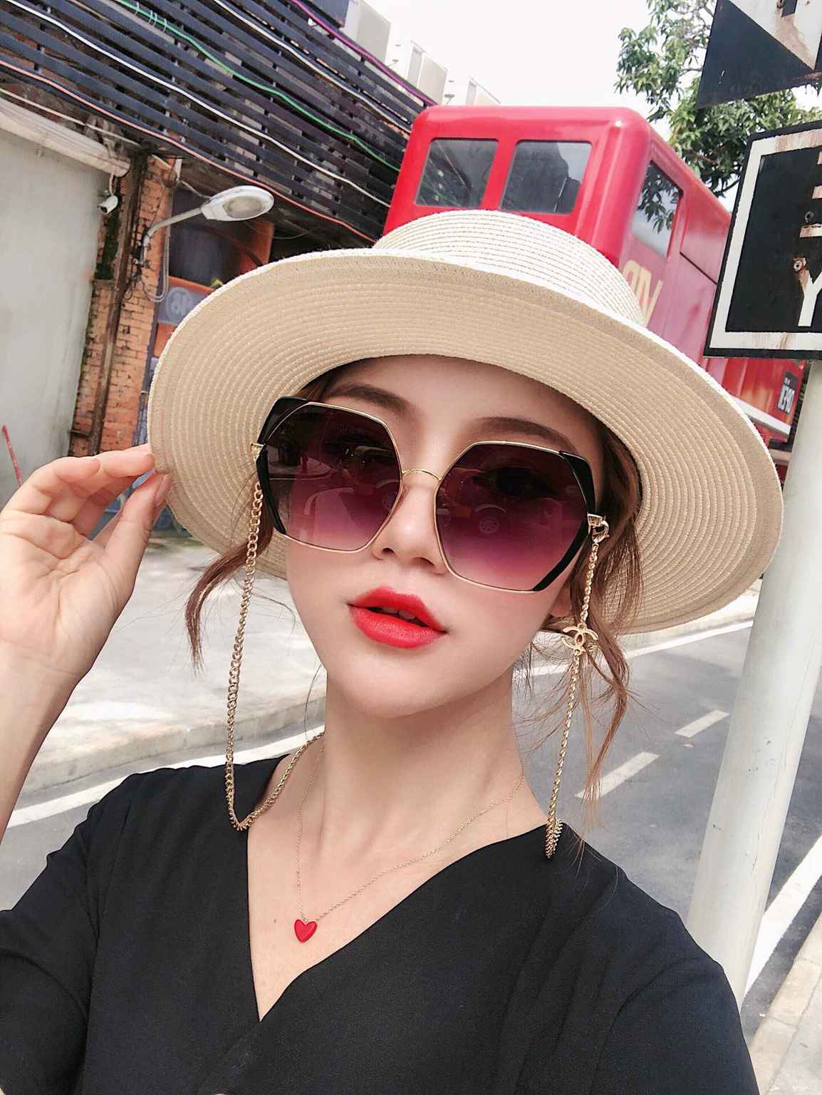 CC Cutout Women Sunglasses