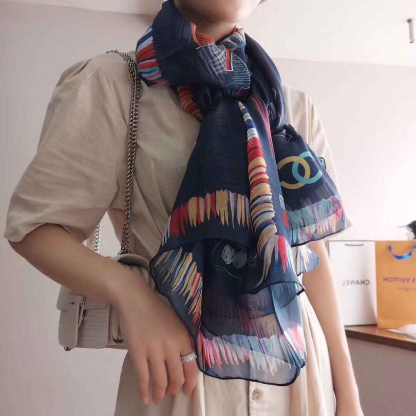 CC 100% Silk Women Scarves