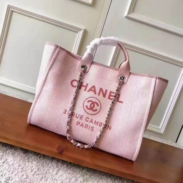 2017 CC Canvaslogo Pink Shopping Bags Women Bags