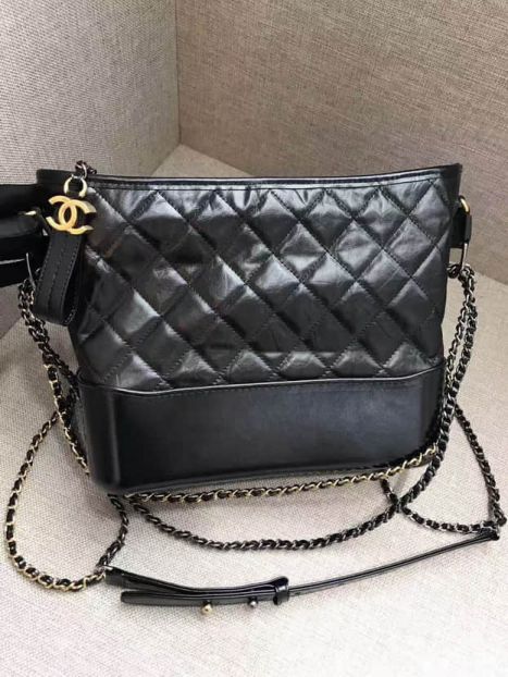 2017SS CC GABRIELLE Black 28cm Shoulder Bags Women Bags