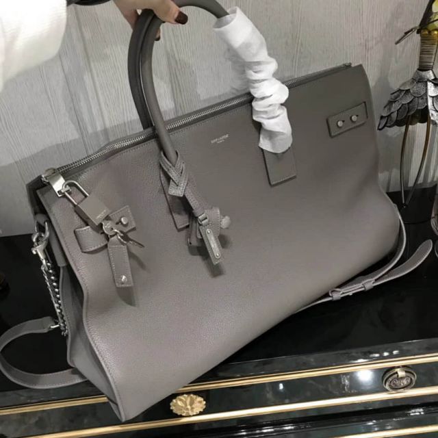 YSL/SLP sac de jour duffle bag 491714 Grey Tote Bags