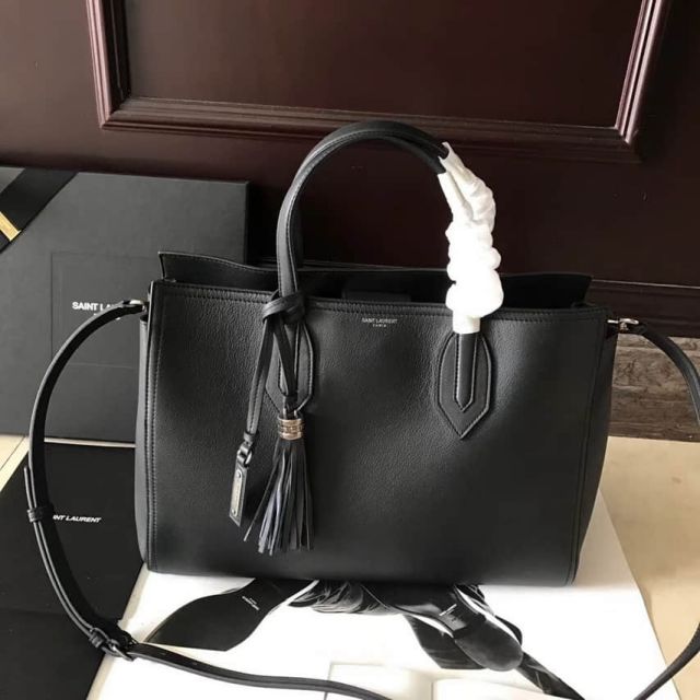 YSL/SLP Shopper 464229 Black Shopping Bags