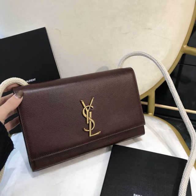 YSL KATE 527412 Brown Shoulder Bags