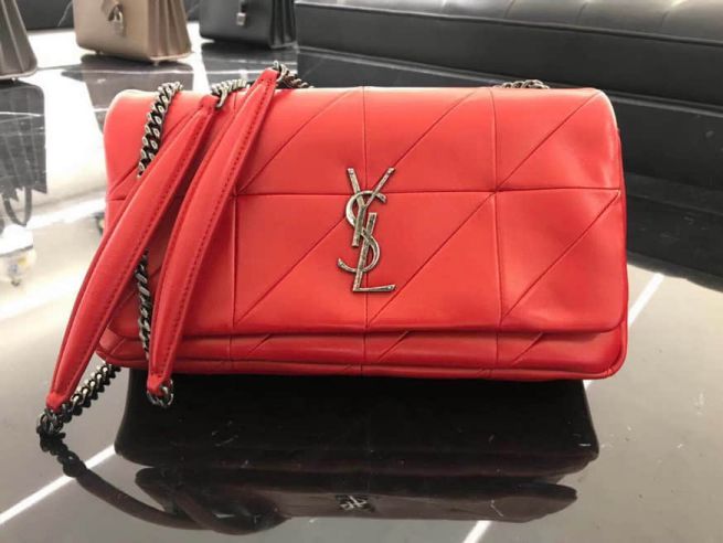 YSL JAMIE Medium Red Leather 515821 Shoulder Bags