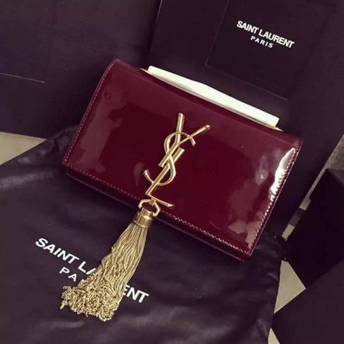 YSL 354120 Women Patent Chain Crossbody Shoulder Bags