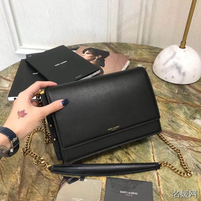 YSL 2018 SS ZOE Women Leather Chain Crossbody Bag 513667 Shoulder Bags