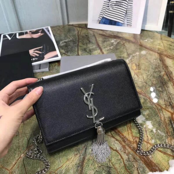 YSL 2018ss Caviar Tassel Crossbody Bag 474366 Shoulder Bags