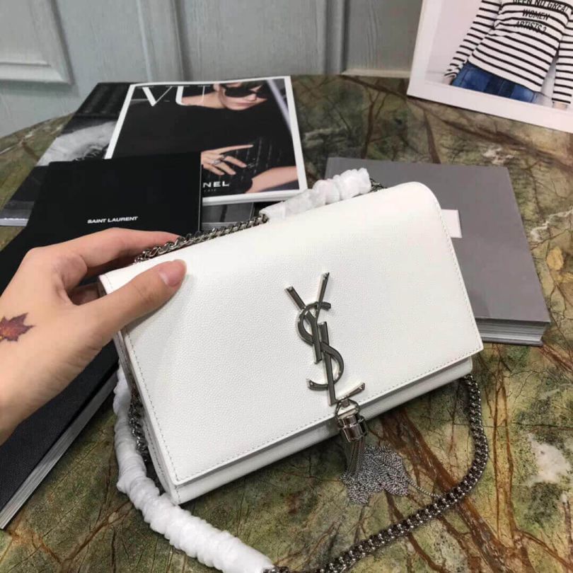 YSL 2018ss Caviar Tassel Crossbody Bag 474366 Shoulder Bags