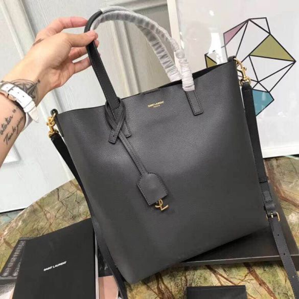 YSL 2018 SHOPPING Leather 498612 Tote Bags