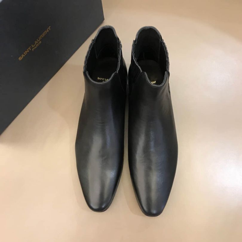 YSL Leather Shoes Men Shoes