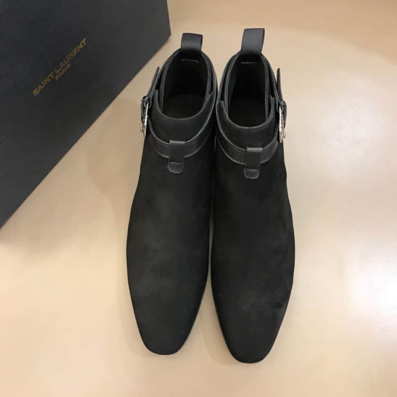 YSL Leather Shoes Men Shoes