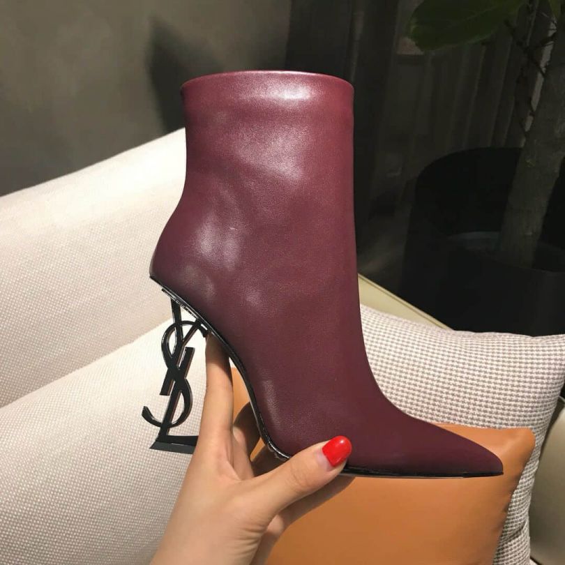 YSL/SLP 2018 Ankle Boots LOGO Ankle Boots Women Shoes