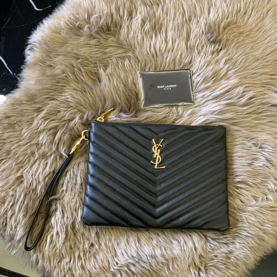 YSL MONOGRAM 379039 Clutch Bags