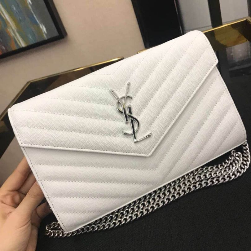 YSL WOC Caviar Bag on Chain 360452 Shoulder Bags