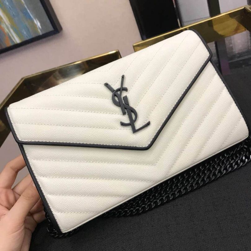 YSL WOC Caviar Bag on Chain 360452 Shoulder Bags