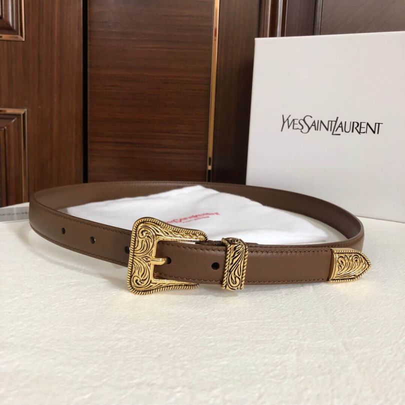 YSL Vintage 2.0cm Women Belts