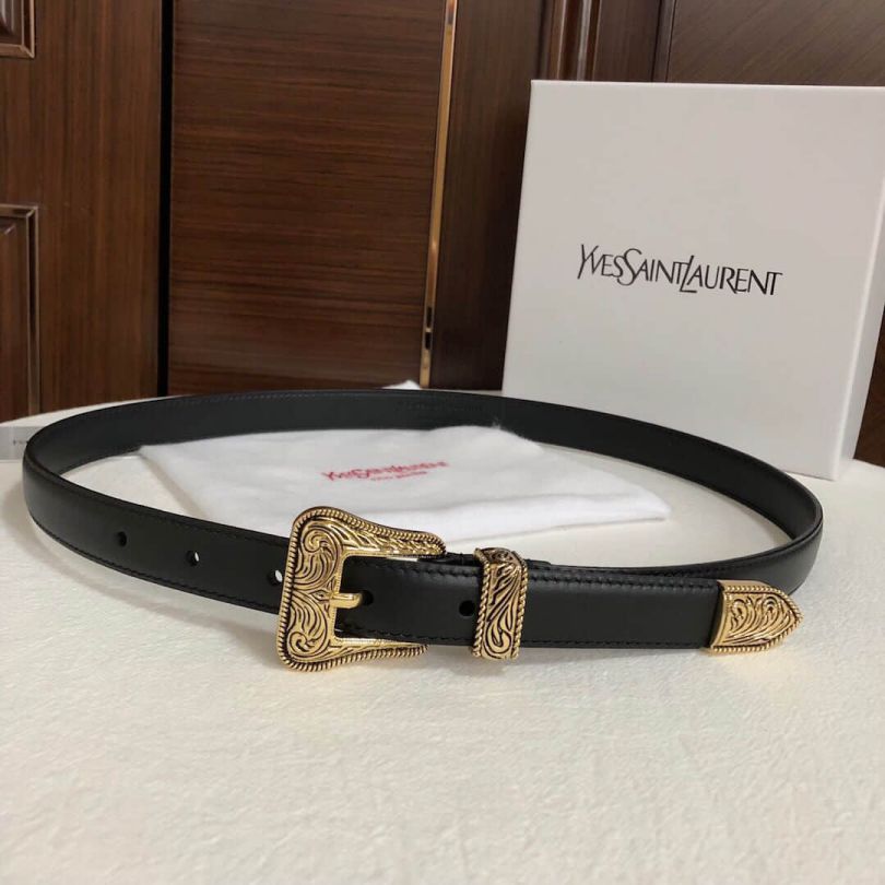 YSL Vintage 2.0cm Women Belts