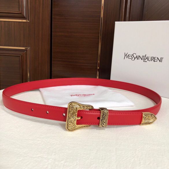 YSL Vintage 2.0cm Women Belts