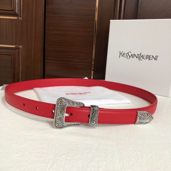 YSL Vintage 2.0cm Women Belts