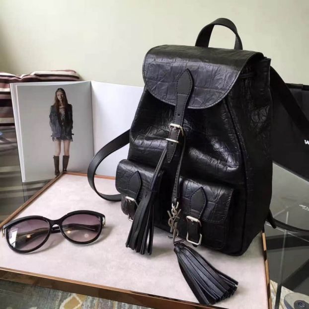 YSL/SLP FESTIVAL Women Crocodile Pattern mini Backpack Bags