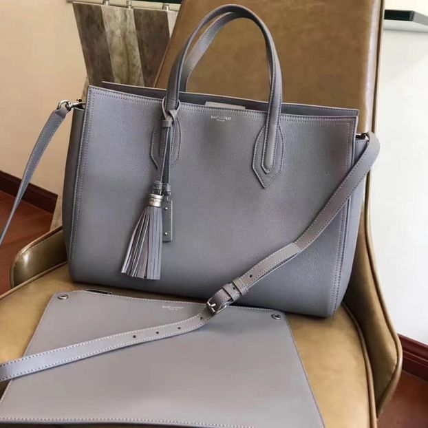 YSL Amber Black Grey Tote Bags