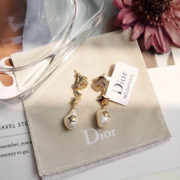 CD 2018 STAR PEARL LONG EARRINGS