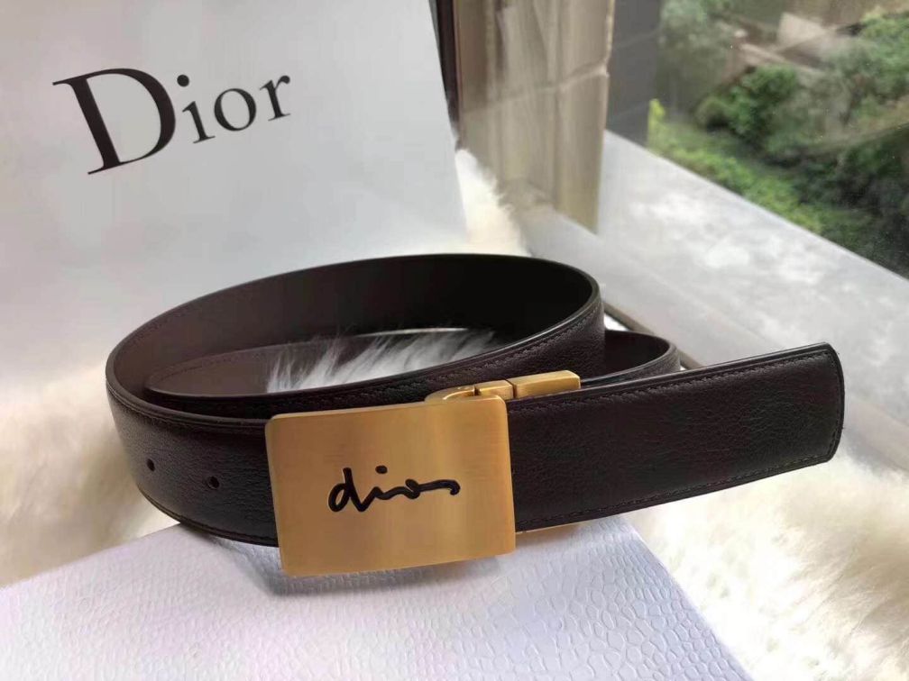 CD 2018SS MEN BELTS 3.5CM