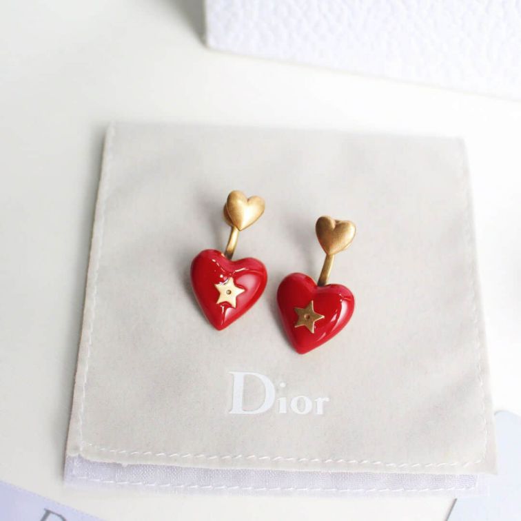 CD AMOUR HEART EARRINGS