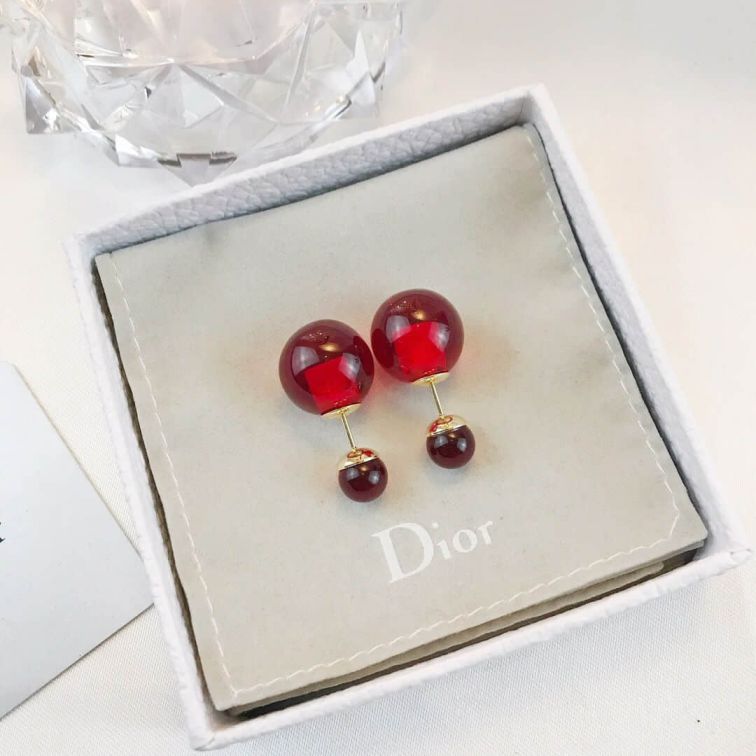 CD RED EARRINGS