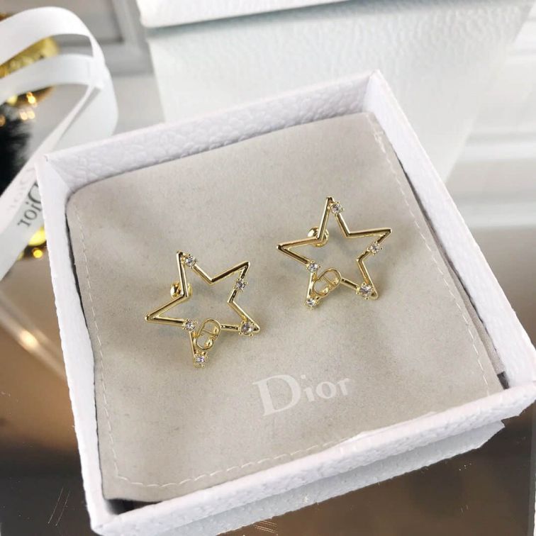 CD STAR PENTAGRAMS EARRINGS