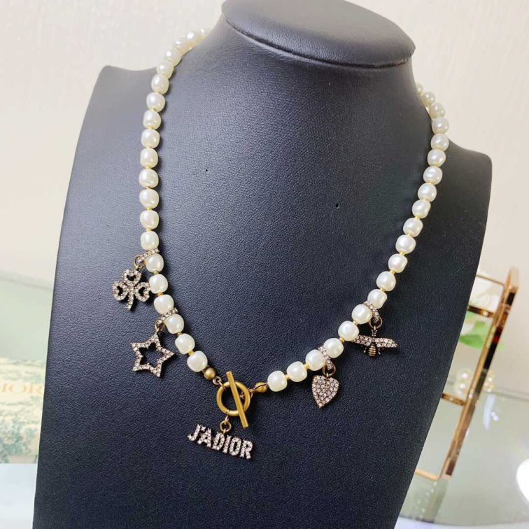 CD JACD PEARL DIAMOND NECKLACE