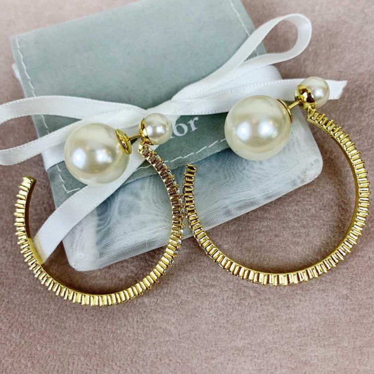 19 CD PEARL DIAMOND EARRINGS