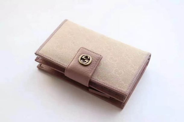 GG Marmont Canvas G 337023 Pink Women Wallets