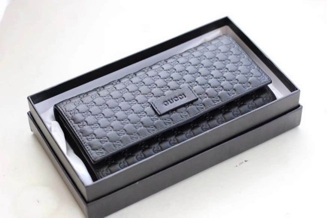 GG 449392 Black G Men Wallets