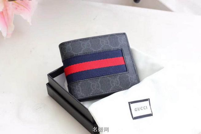 GG Supreme Web pvc Short 408827 Men Wallets