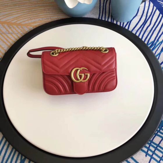 GG Marmont Crossbody 446744 Small 22CM Women Shoulder Bags