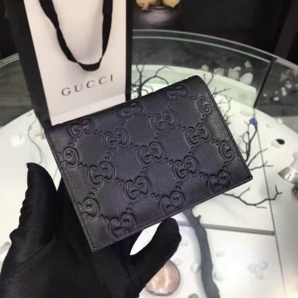 GG Epi Leather Short 410120 Black Women Wallets