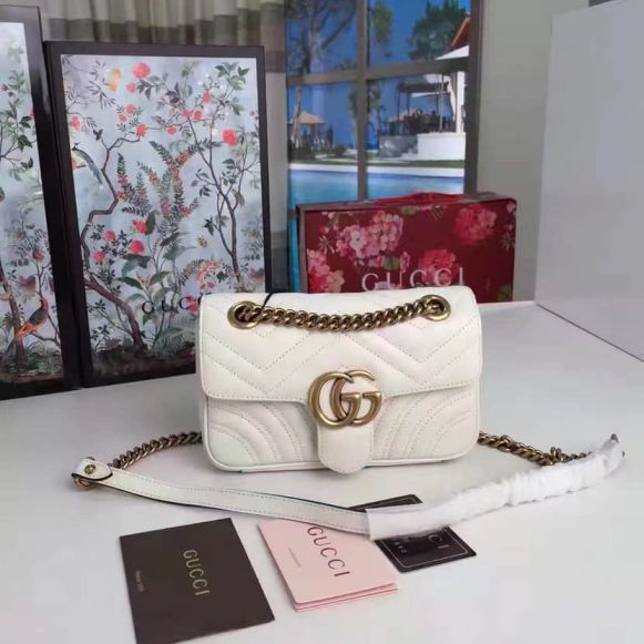 GG 446744 GG Marmont mini Flap Chain Women Shoulder Bags