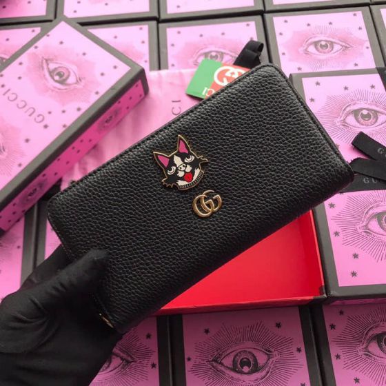 GG NEW zip 499337 Leather Women Wallets