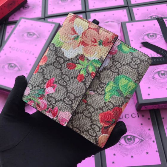 GG 410071 Red Pink Women Wallets