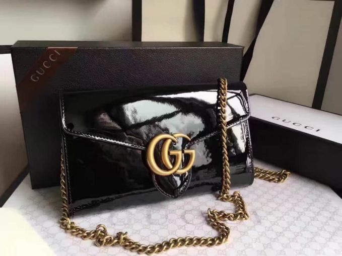 GG 2017 NEW 401232 GG Chain Women Shoulder Bags