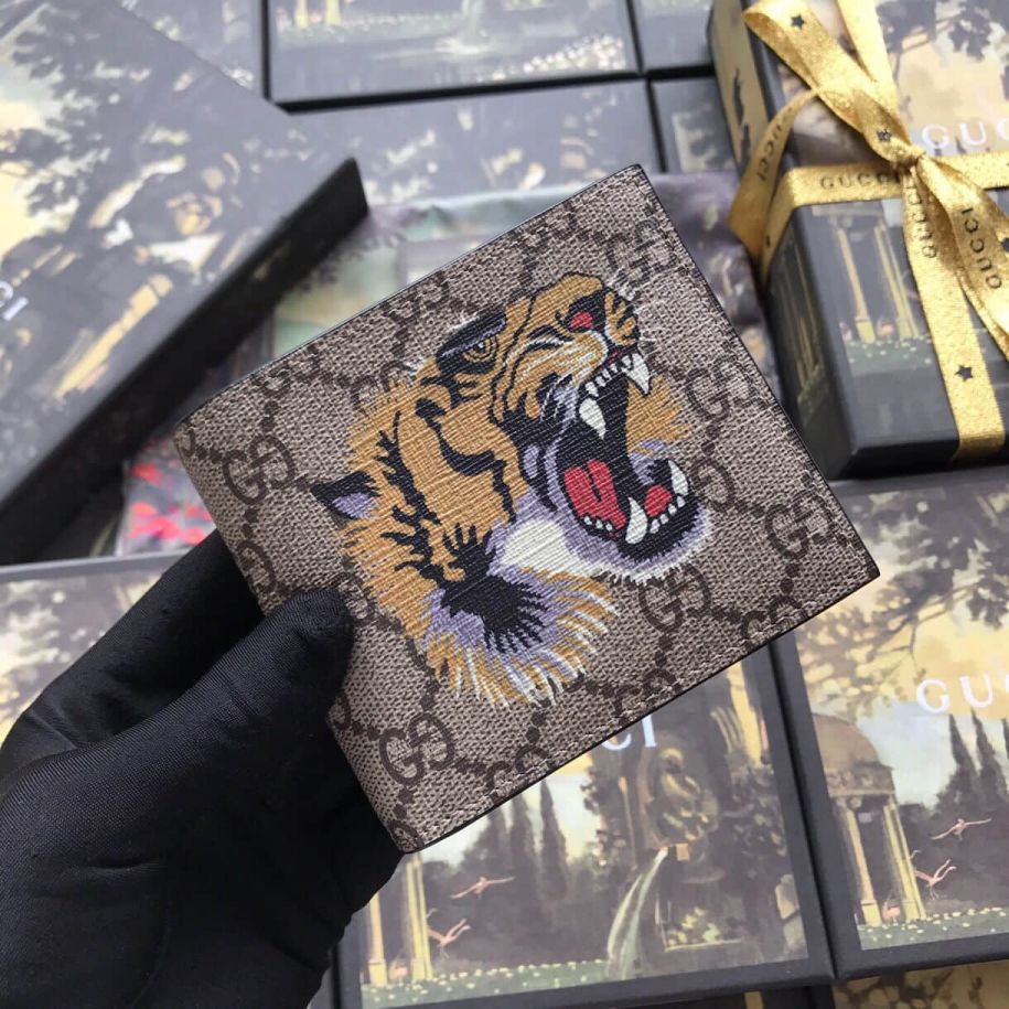 GG Tiger Short Bi-fold 451268 Men Wallets