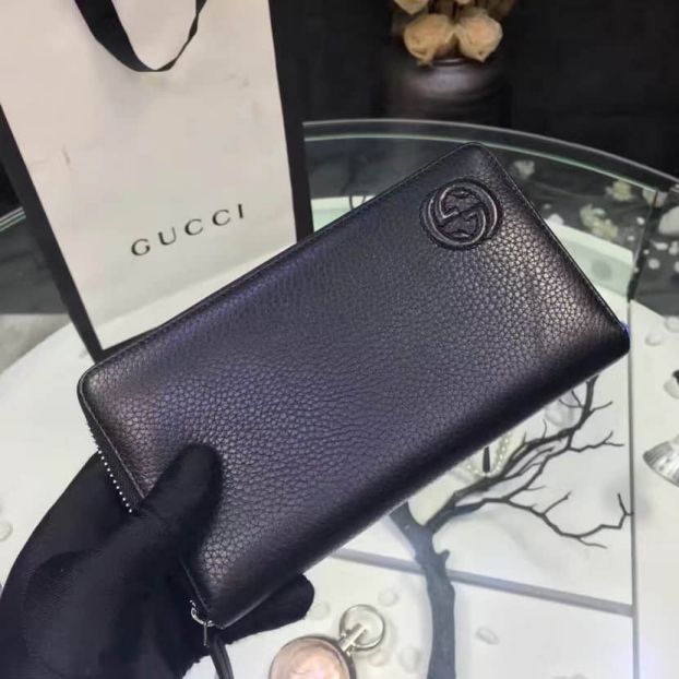 GG Leather Long zip 328318 Men Wallets