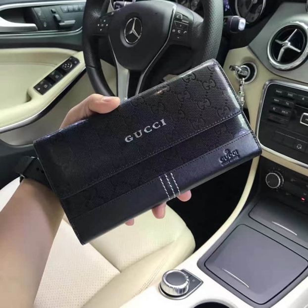 GG 2016 NEW Leather 98017 Men Wallets