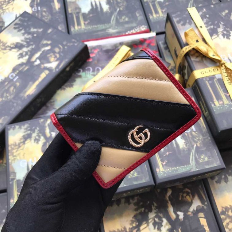 GG Marmont 573811 0OLOX 9689 Women Card Holder