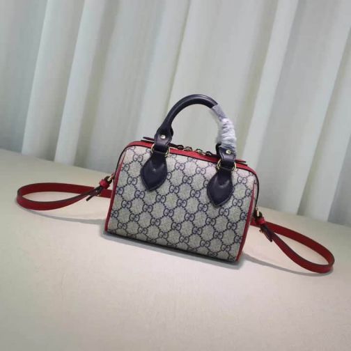 GG mini Tote 432123G Blue Red Women Clutch Bags